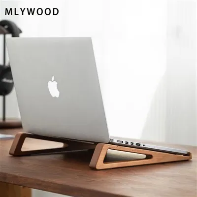 Supporto per laptop portatile in legno